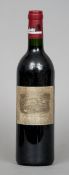 Chateau Lafite Rothschild Pauillac 1993
Single bottle.  CONDITION REPORTS: Generally good, label