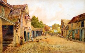 THOMAS PYNE (1843-1935) British
Old Stables of the Sun Inn, Dedham
Watercolour
Signed and dated