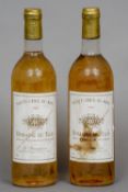 Sainte-Croix-Du-Mont Domaine du Tich 1992
Two bottles.   (2) CONDITION REPORTS: Labels dirty, one