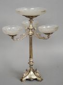 A fine quality Victorian silver table centrepiece, hallmarked London 1886, maker's mark indistinct