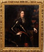 Circle of HYACINTHE RIGAUD (1659-1743) French
Portrait of a Nobleman in Armour
Oil on canvas
101 x