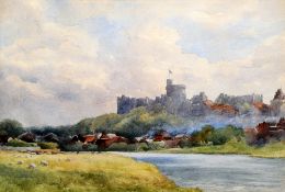 ENGLISH SCHOOL (19th/20th century)
Windsor Castle
Watercolour
Signed with monogram and dated 1902