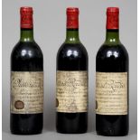 Three bottles of Chateau Roudier Montagne-St-Emilion 1979  (3)
 CONDITION REPORTS: Labels dirty,