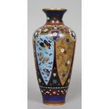A late 19th/early 20th century Japanese cloisonne vase
Decorated with birds and butterflies and