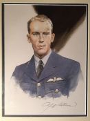 *AR GEOFF NUTKINS (20th/21st century) British
Portrait of Wing Commander Bob Doe, DSO, DSC & Bar