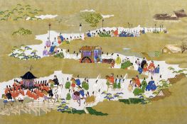 JAPANESE SCHOOL (20th century)
Courtly Procession
Print
96 x 64 cm, framed and glazed CONDITION