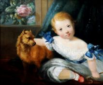 ENGLISH SCHOOL (19th/20th century)
Portrait of a Young Girl and Her Dog
Oil on canvas
59.5 x 49.5