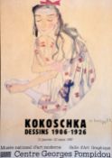 OSKAR KOKOSCHKA (1886-1980) Austrian
Gallery Poster for Kokoschka Dessins 1906-1926, Centre