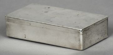 A Victorian silver and silver gilt sandwich box, hallmarked London 1880, maker's mark of S.M
Of