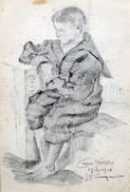 *AR JOHN KNOX VINYCOMB (1880-1952) Irish
Three Life Study Sketches
Pencil
Signed, title and