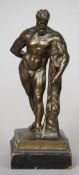 After the Antique
A 19th century Grand Tour patinated bronze model of the Farnese Hercules
Typically