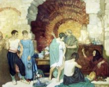 *AR SIR WILLIAM RUSSELL FLINT (1880-1969) British
Figures in an Interior
Limited edition