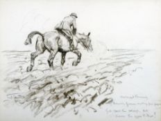 *AR LIONEL DALHOUSIE ROBERTSON EDWARDS (1878-1966) British Mechanical Farming (Fox Hunting, Farmer