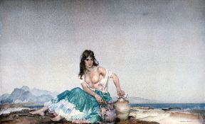 *AR SIR WILLIAM RUSSELL FLINT (1880-1969) Scottish
Sarah
Limited edition print
Signed within the