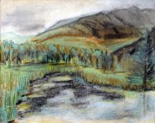 K. BOILEAU (20th century) British
Callander, Scotland
Pastels
Inscribed to verso 
27 x 22 cm, framed