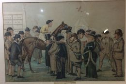 After LIBORIO PROSPERI (Known as LIB) (1854-1928) Italian
Newmarket 1885
Published by Vincent Brooks