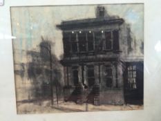 *AR P. WILLIAMS (20th century) British
Townhouse
Ink wash and crayon
Signed and dated 63
24 x 19.5