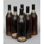Berry Brothers & Co., Very Old Liqueur Brandy
Six bottles, wax seals.  (6) CONDITION REPORTS: