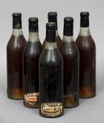 Berry Brothers & Co., Very Old Liqueur Brandy
Six bottles, wax seals.  (6) CONDITION REPORTS: