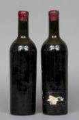 Grand Vin de Chateau Latour 1933
Two bottles, lacking labels.  (2) CONDITION REPORTS: Levels mid