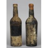 Probably Vintage Port, unknown house or vintage
Two bottles.  (2) CONDITION REPORTS: Lower neck