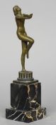 SERGI ZELIKSON (1890-1966) Russian
"La. Tentation", an Art Nouveau model of a nude Female