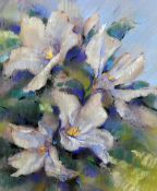 *AR GEOFF MARSTERS (20th century) British
Philadelphus (Mock Orange)
Pastels
Signed with initials
40