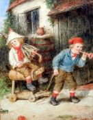 J. BARCLAY (AKA HORACE HAMMOND) (1842-1926) British
Children at Play
Watercolour
Signed
29 x 38