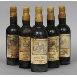 Berry Brothers & Co., Very Choice Oloroso Sherry
Six bottles, wax seals.  (6) CONDITION REPORTS: