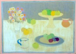 *AR BERNARD MYERS (1925-2007) British
Still Life of Fruit and Flowers
Oil pastel
Signed
75 x 55