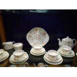 A Minton 'Haddon Hall' tea service compr