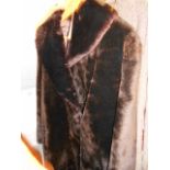 A vintage ladies 3/4 length fur coat