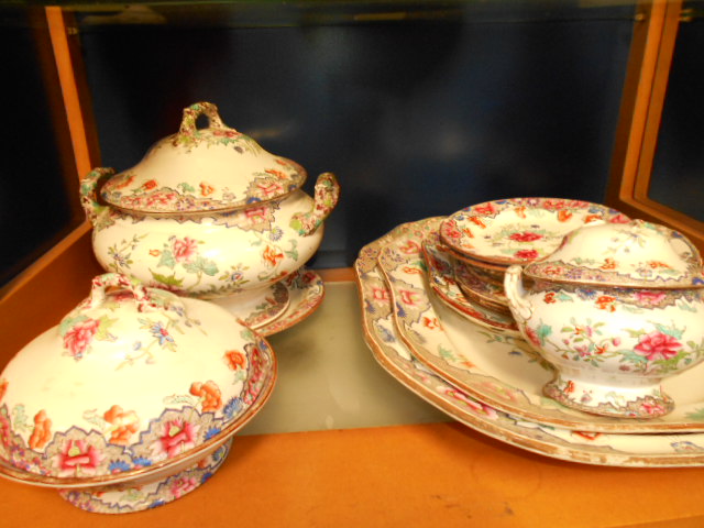 A large Spode Imperial tureen and saucer