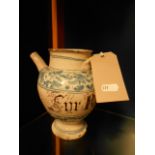 An early 18th C tin-glaze earthenware we