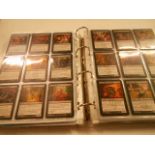 An album of 'The Magic Gathering' tradin