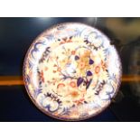 A 19th C hand-painted Derby Imari patter