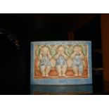 A Beswick wall pocket depicting 'Hear no evil, Say no evil, See no evil' No 714