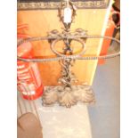 A Victorian style cast metal stick stand