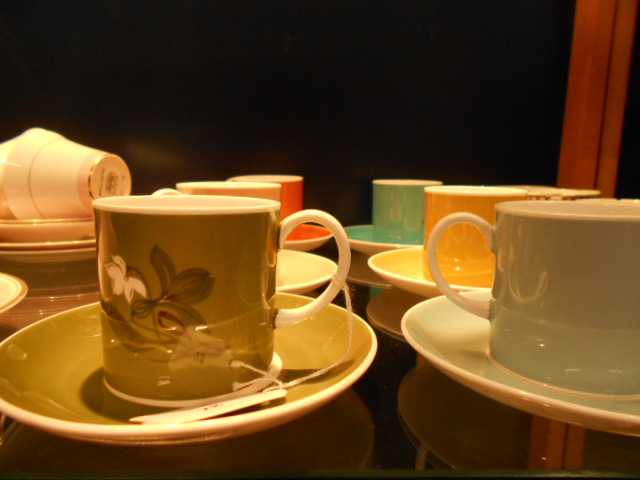 Six Susie Cooper 'White Lily' coffee cups and saucers