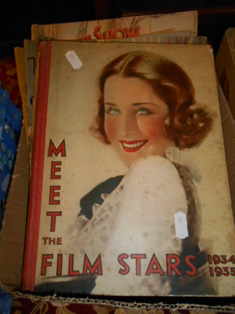 A volume of 1930's 'Meet the Film Stars' annual together with a collection of film magazines