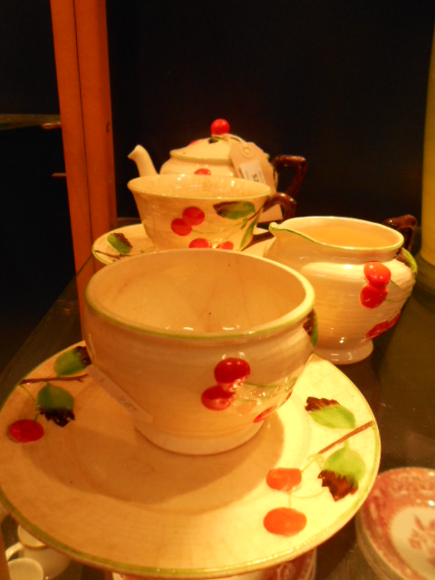 A selection of Mautivn china to include tea-pot, cups and saucers side plates,