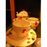 A selection of Mautivn china to include tea-pot, cups and saucers side plates,