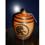 A Doulton Lambeth tobacco jar