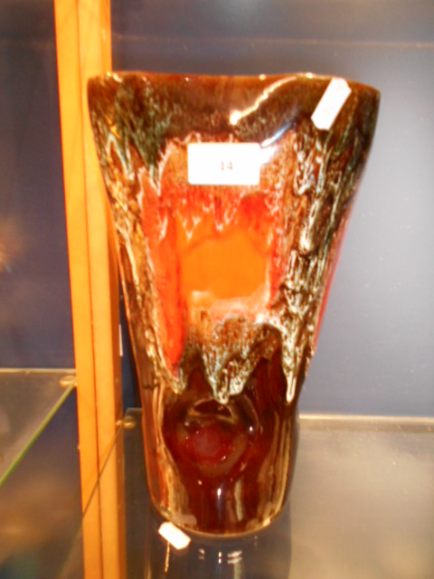 A Volcanic lava vase