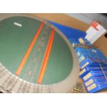 A large selection of Hornby Dublo tin-plate OO gauge track,