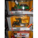 A selection of eight Corgi Classics to include a Ford Model T Tanker, Gamleys Thornycroft,