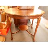 A 19th C mahogany centre table,