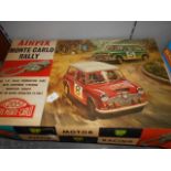 A boxed Airfix Monte Carlo rally but cars are missing