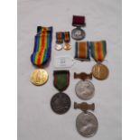 A 1914 - 1919 Victory medal awarded to L-14654 CPL S.J.