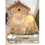 A late 19th C early 20th C cuckoo clock by Camerer Kuss & Co of Oxford Street A/F